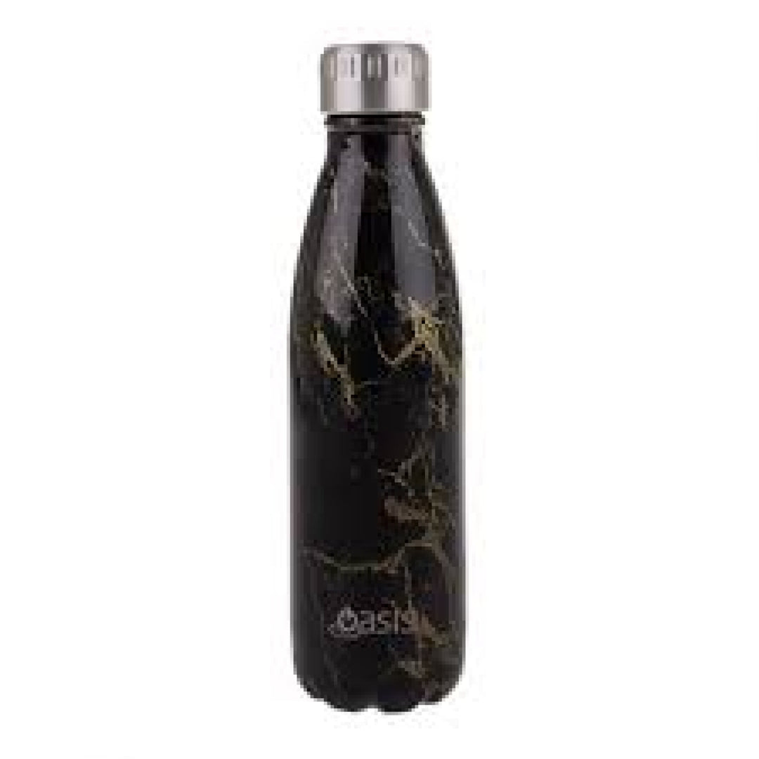 Oasis 500Ml Stainless Steel Insulated Bottle Gold Onyx