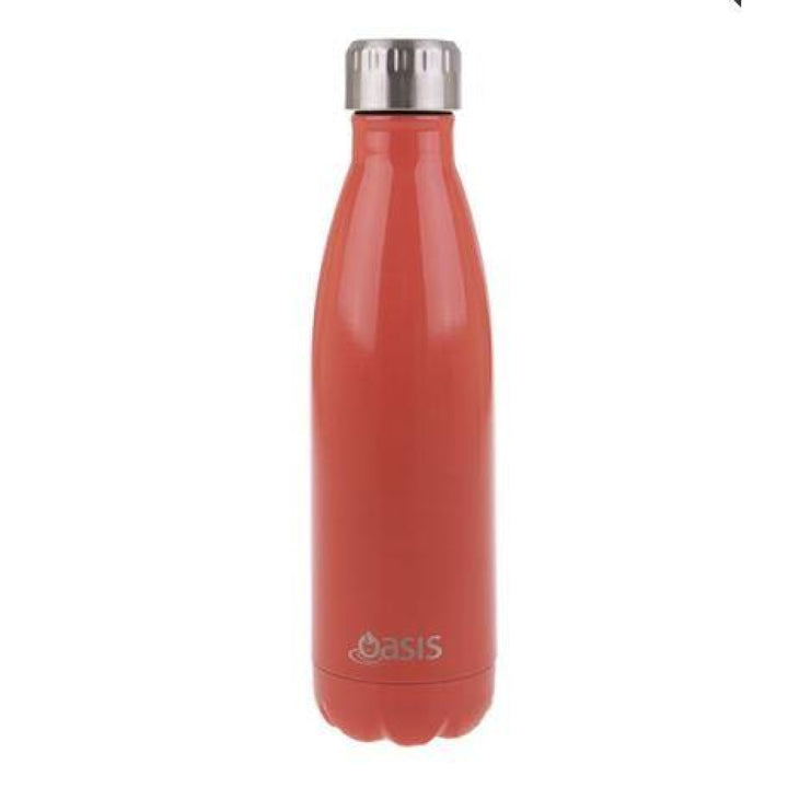 Oasis 500Ml Stainless Steel Insulated Bottle Plain Coral