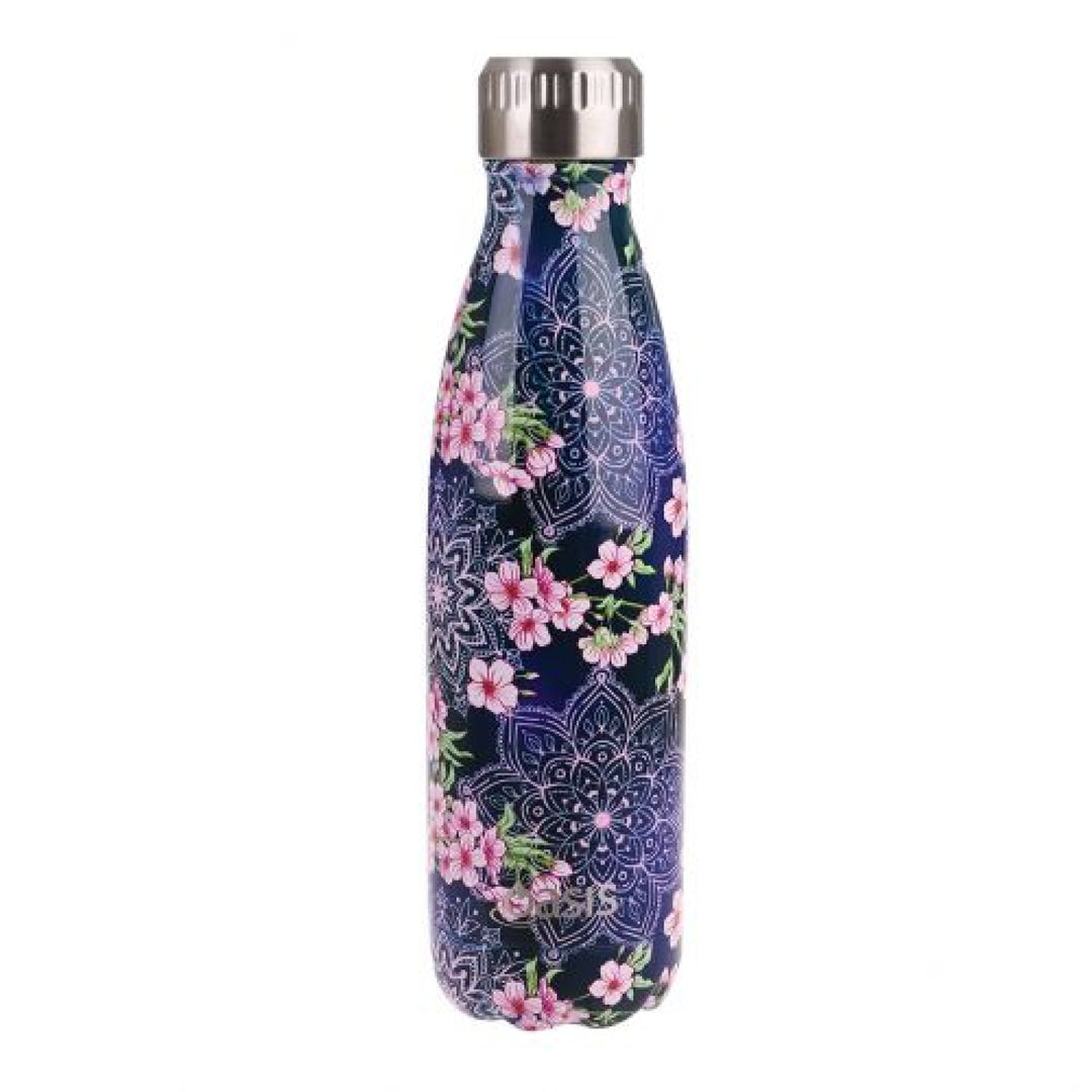 Oasis 500Ml Stainless Steel Insulated Bottle Floral Mandela