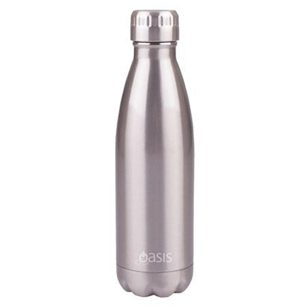 Oasis 500Ml Stainless Steel Insulated Bottle Plain Silver