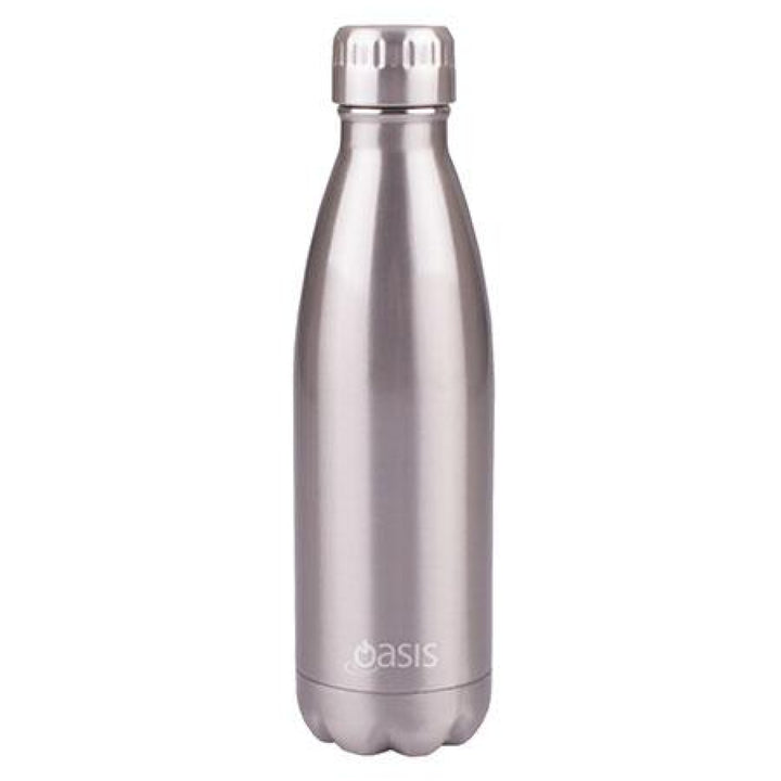 Oasis 500Ml Stainless Steel Insulated Bottle Plain Silver