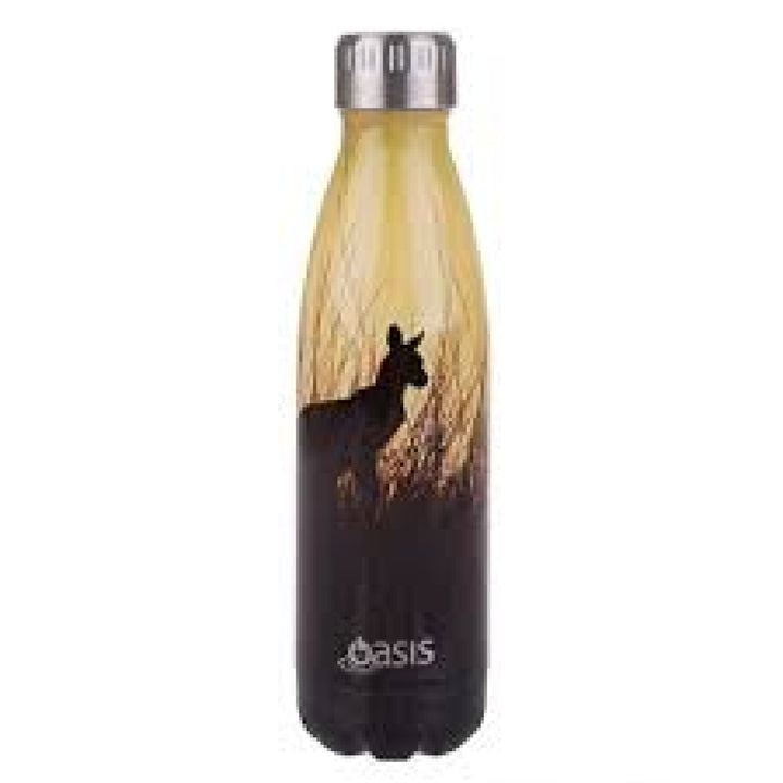 Oasis 500Ml Stainless Steel Insulated Bottle Bush Kangaroo