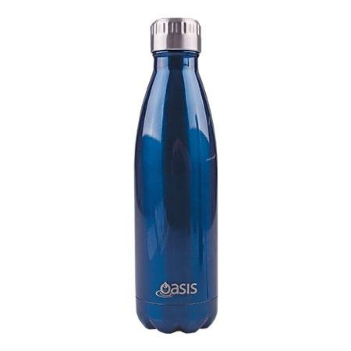 Oasis 500Ml Stainless Steel Insulated Bottle Plain Navy