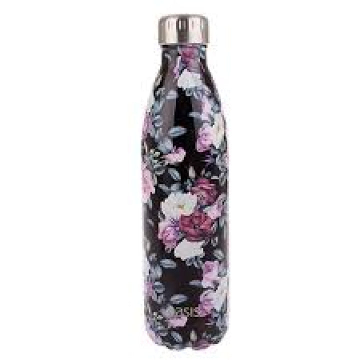 Oasis 500Ml Stainless Steel Insulated Bottle Midnight Floral