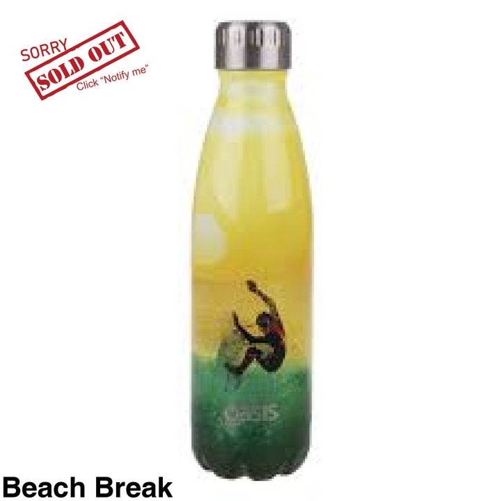 Oasis 500Ml Stainless Steel Insulated Bottle Beach Break