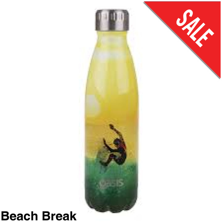 Oasis 500Ml Stainless Steel Insulated Bottle Beach Break
