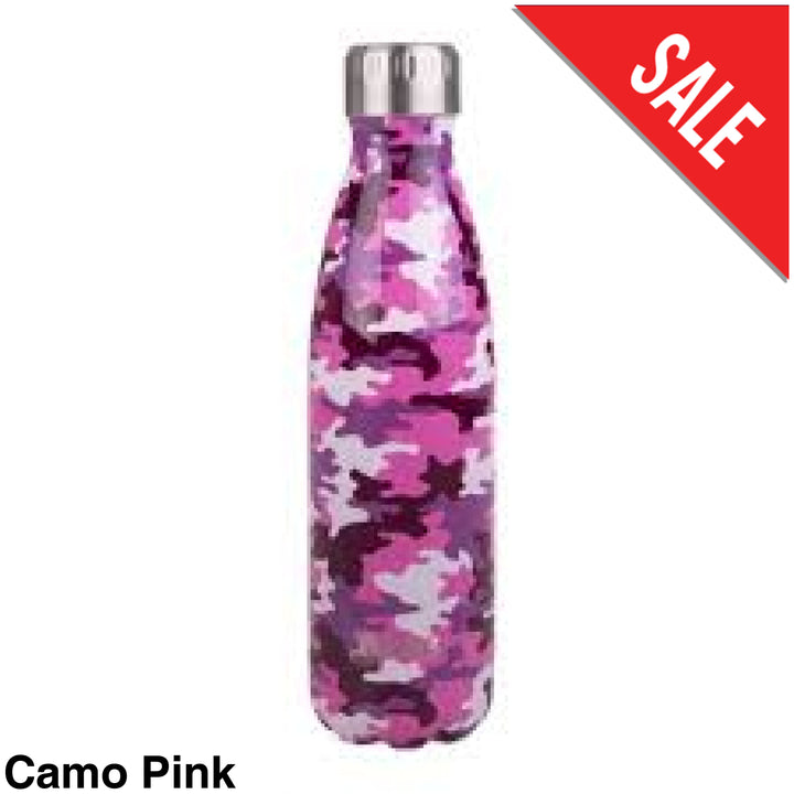 Oasis 500Ml Stainless Steel Insulated Bottle Camo Pink