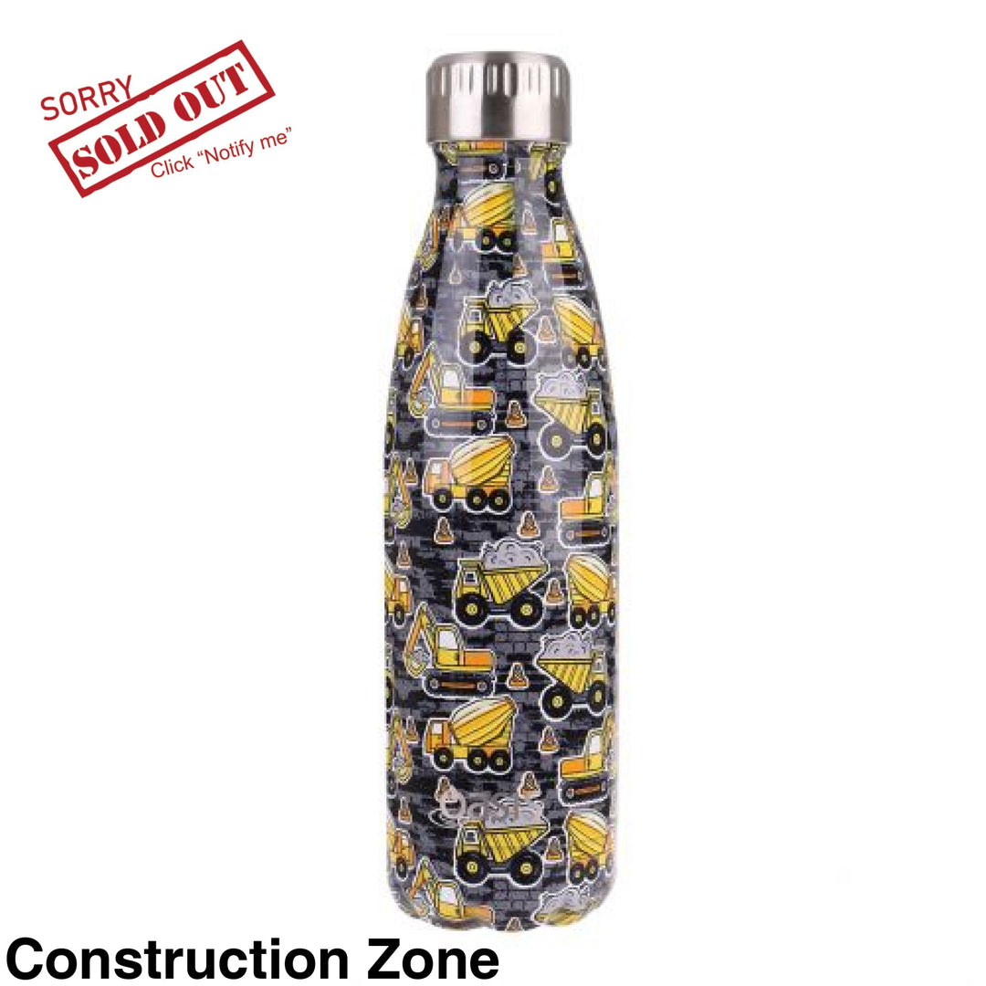 Oasis 500Ml Stainless Steel Insulated Bottle Construction Zone