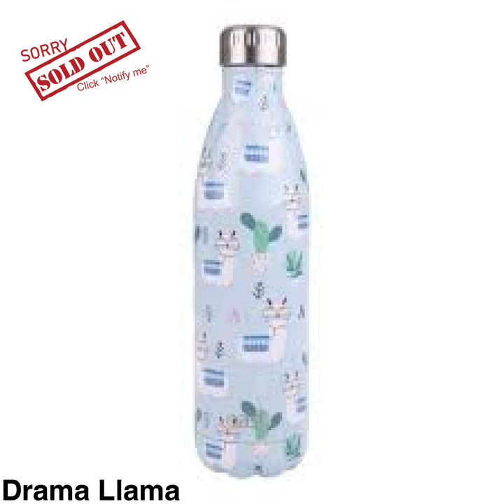 Oasis 500Ml Stainless Steel Insulated Bottle Drama Llama