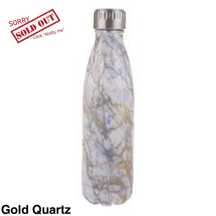 Oasis 500Ml Stainless Steel Insulated Bottle Gold Quartz