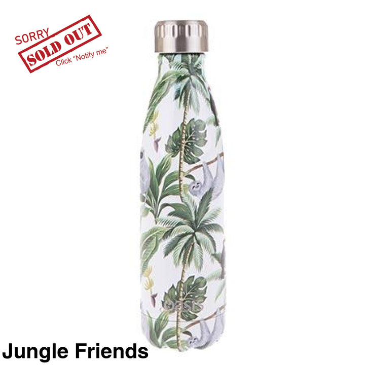 Oasis 500Ml Stainless Steel Insulated Bottle Jungle Friends