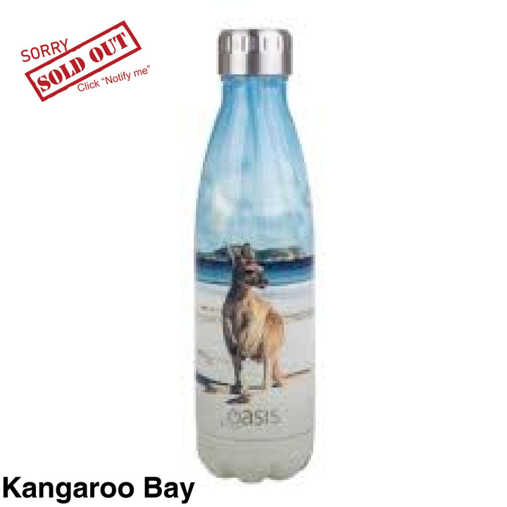 Oasis 500Ml Stainless Steel Insulated Bottle Kangaroo Bay