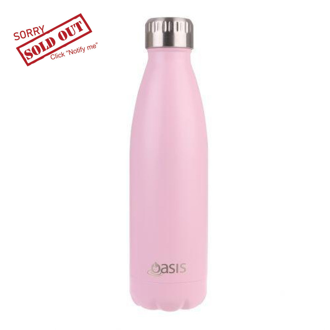 Oasis 500Ml Stainless Steel Insulated Bottle Matte Carnation