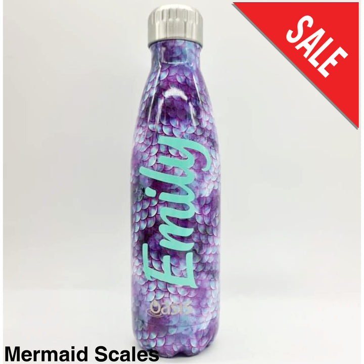 Oasis 500Ml Stainless Steel Insulated Bottle Mermaid Scales