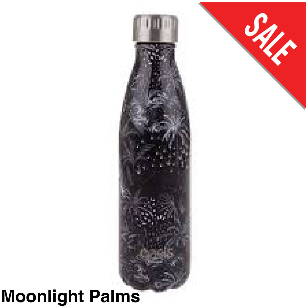 Oasis 500Ml Stainless Steel Insulated Bottle Moonlight Palms