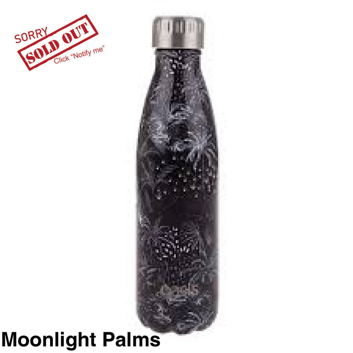 Oasis 500Ml Stainless Steel Insulated Bottle Moonlight Palms