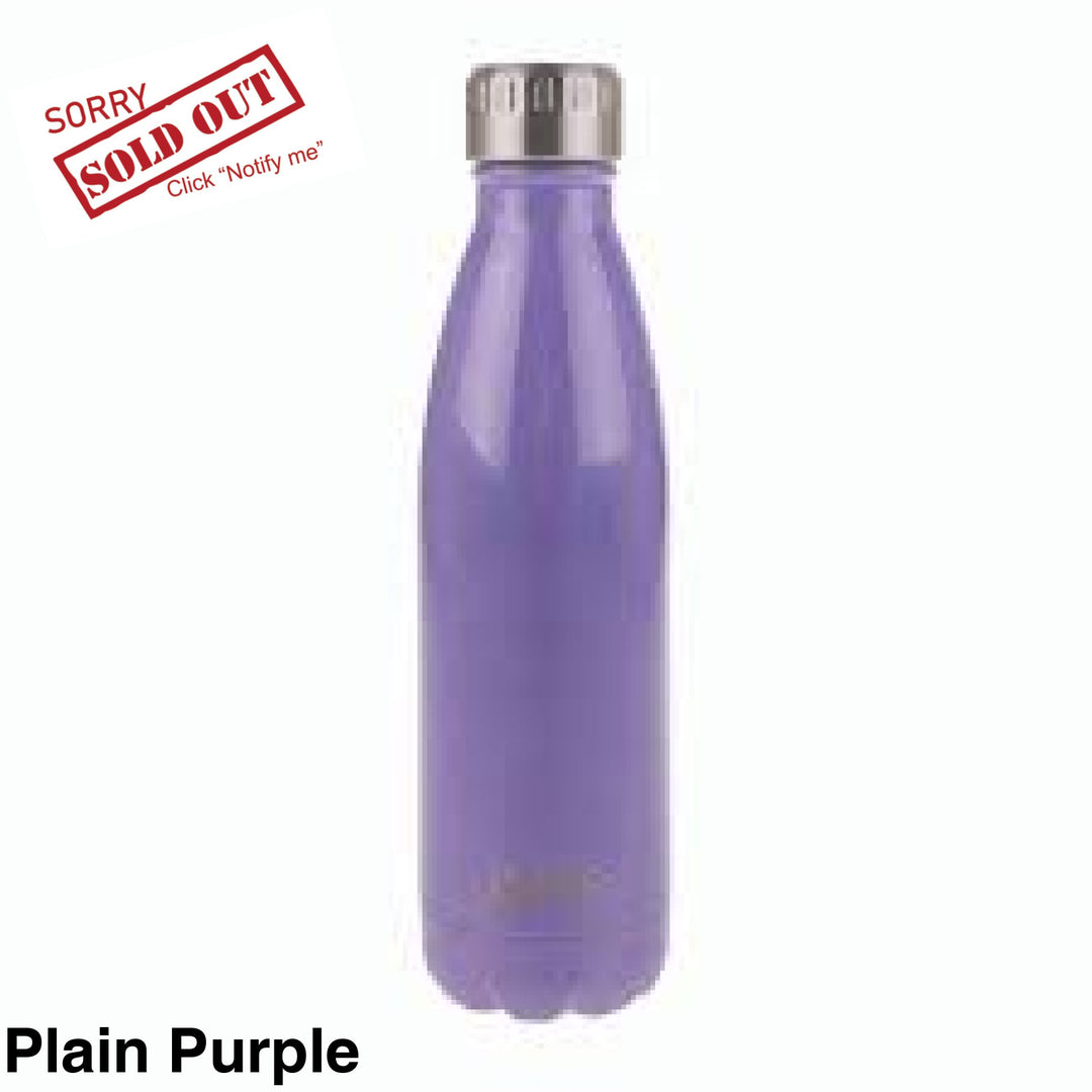 Oasis 500Ml Stainless Steel Insulated Bottle Plain Purple