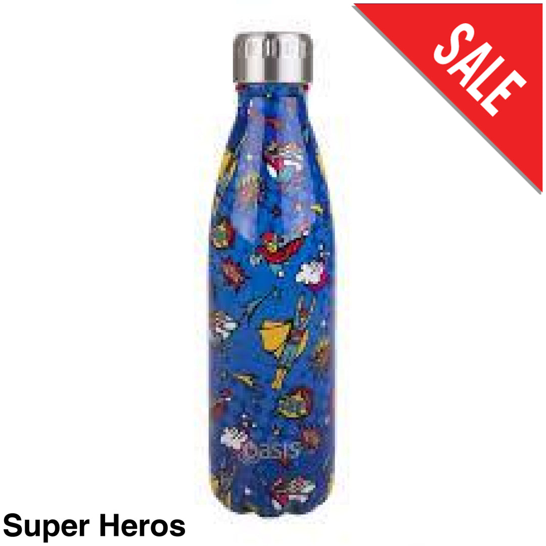 Oasis 500Ml Stainless Steel Insulated Bottle Super Heros