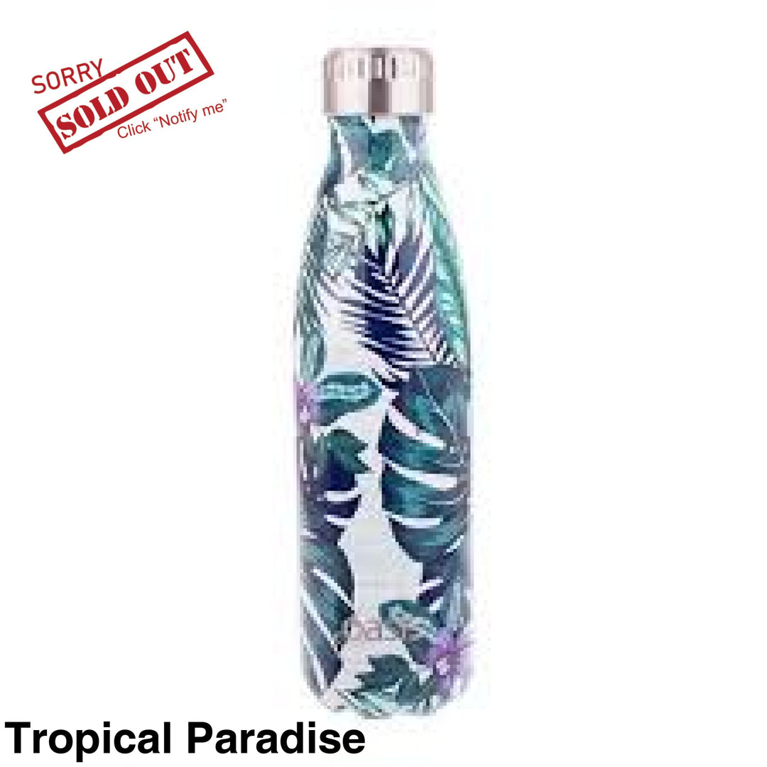 Oasis 500Ml Stainless Steel Insulated Bottle Tropical Paradise