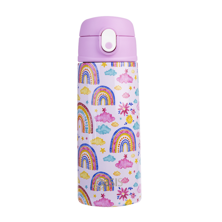 Oasis 550Ml Stainless Steel Insulated Bottle W/ Sipper Rainbow Sky