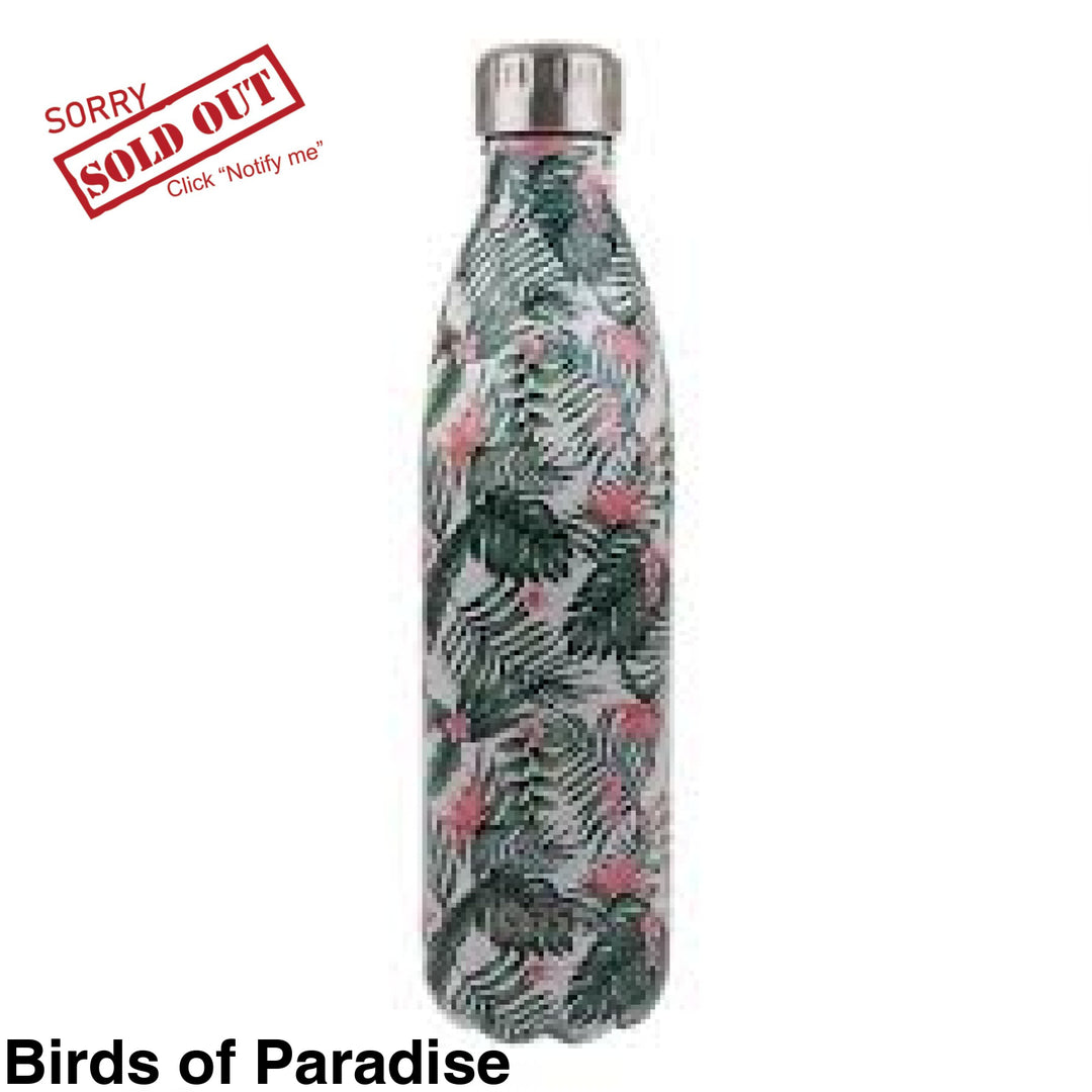 Oasis 750Ml Stainless Insulated Bottle Birds Of Paradise