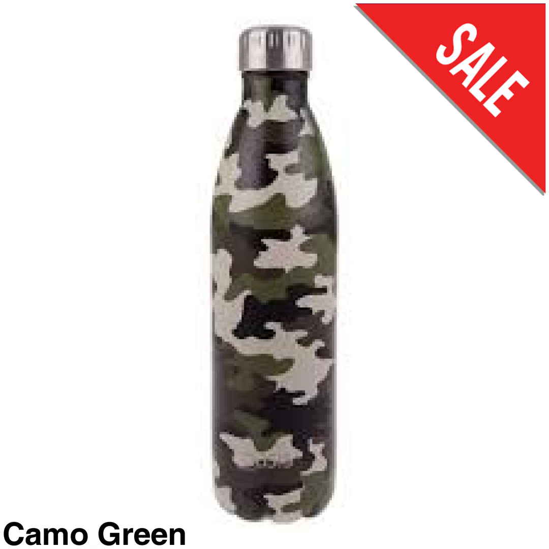 Oasis 750Ml Stainless Insulated Bottle Camo Green