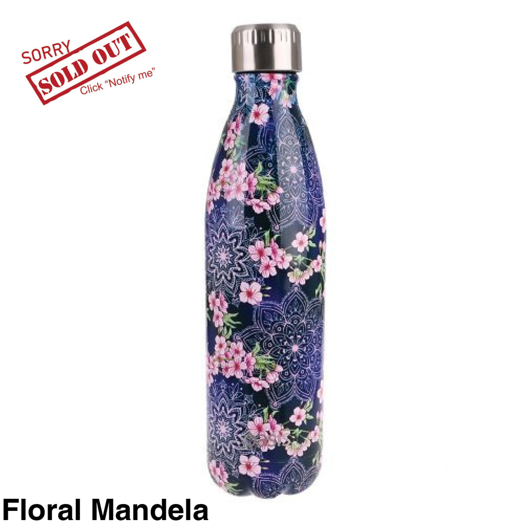 Oasis 750Ml Stainless Insulated Bottle Floral Mandela