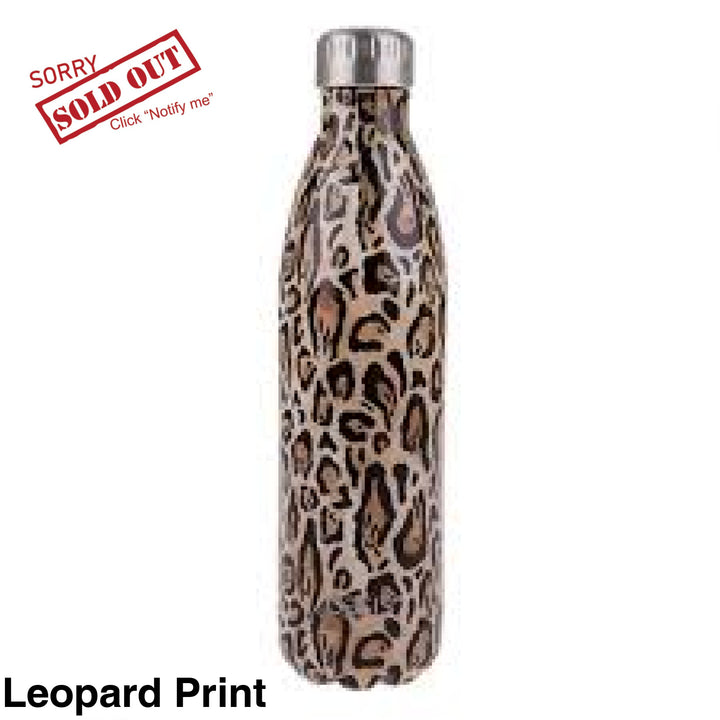 Oasis 750Ml Stainless Insulated Bottle Leopard Print