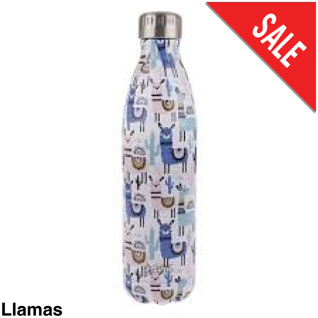 Oasis 750Ml Stainless Insulated Bottle Llamas
