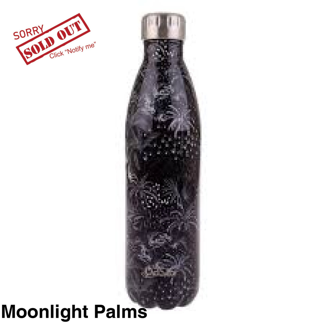Oasis 750Ml Stainless Insulated Bottle Moonlight Palms