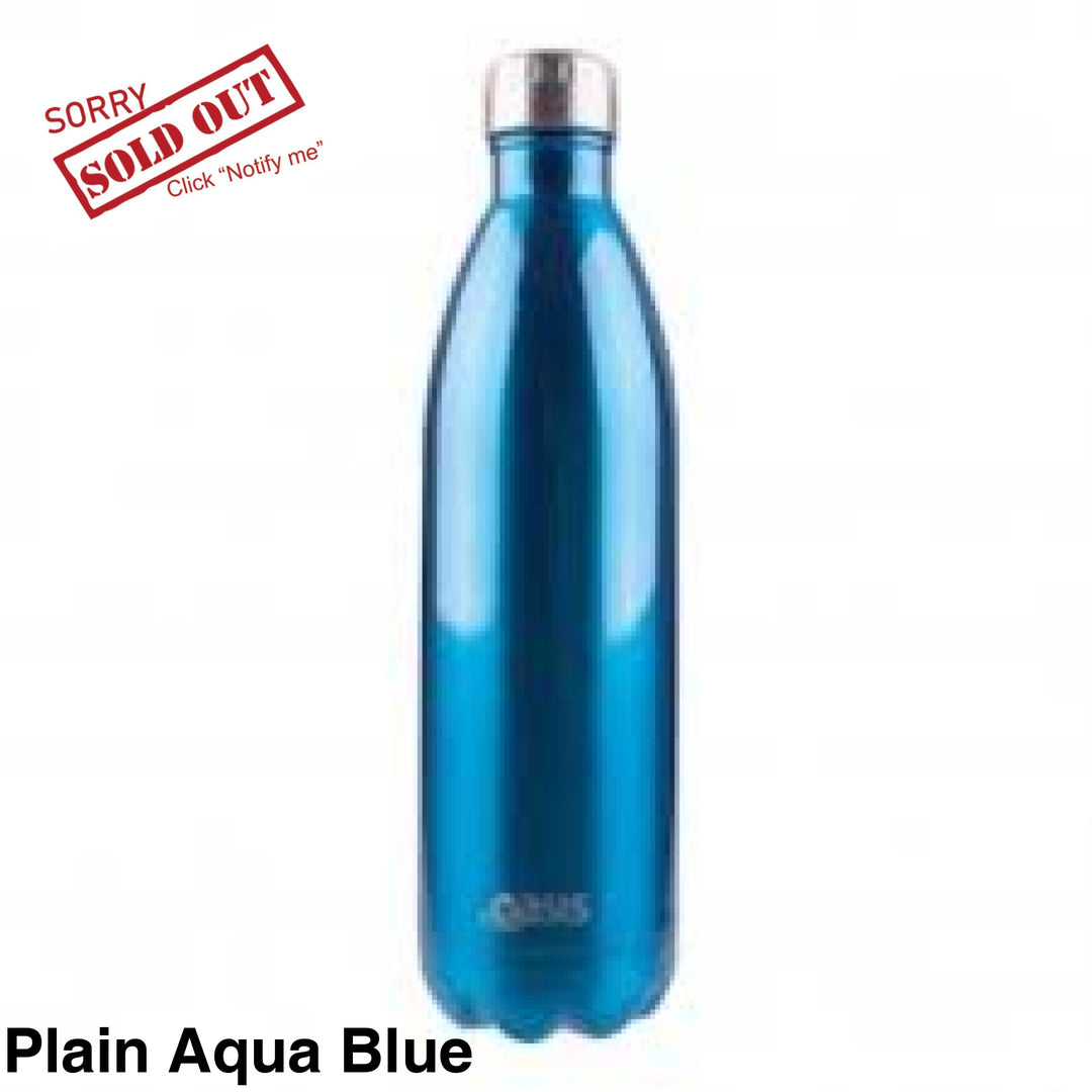Oasis 750Ml Stainless Insulated Bottle Plain Aqua Blue