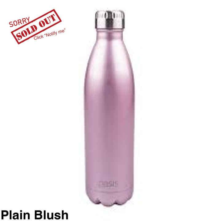 Oasis 750Ml Stainless Insulated Bottle Plain Blush