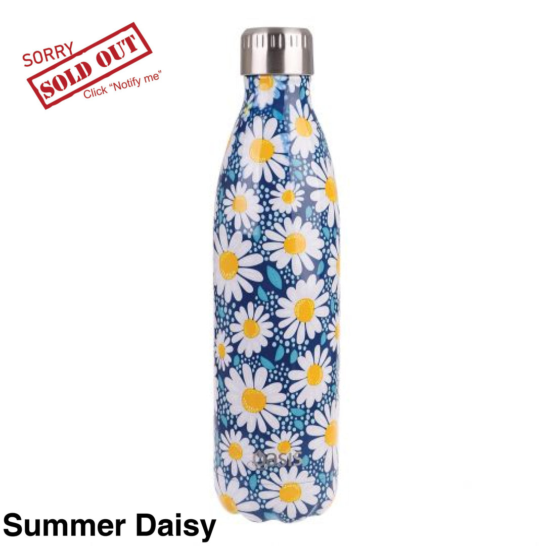 Oasis 750Ml Stainless Insulated Bottle Summer Daisy