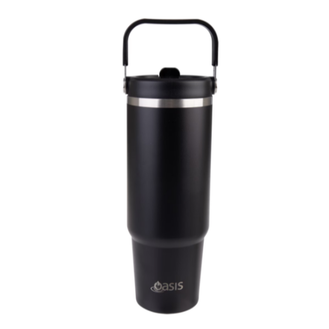 Oasis 900Ml Voyager Insulated Carry Tumbler Black