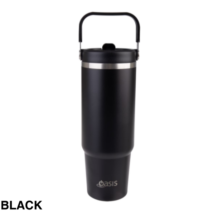 Oasis 900Ml Voyager Insulated Carry Tumbler Black