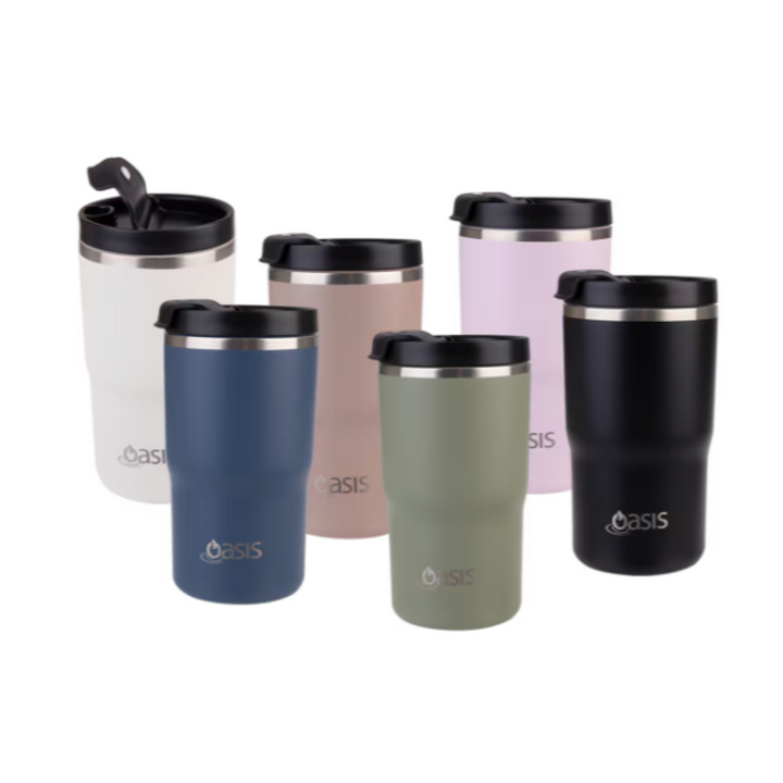 Oasis Ceramic Lined Insulated Travel Mug 480Ml