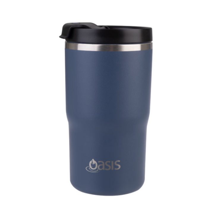 Oasis Ceramic Lined Insulated Travel Mug 480Ml Indigo Navy