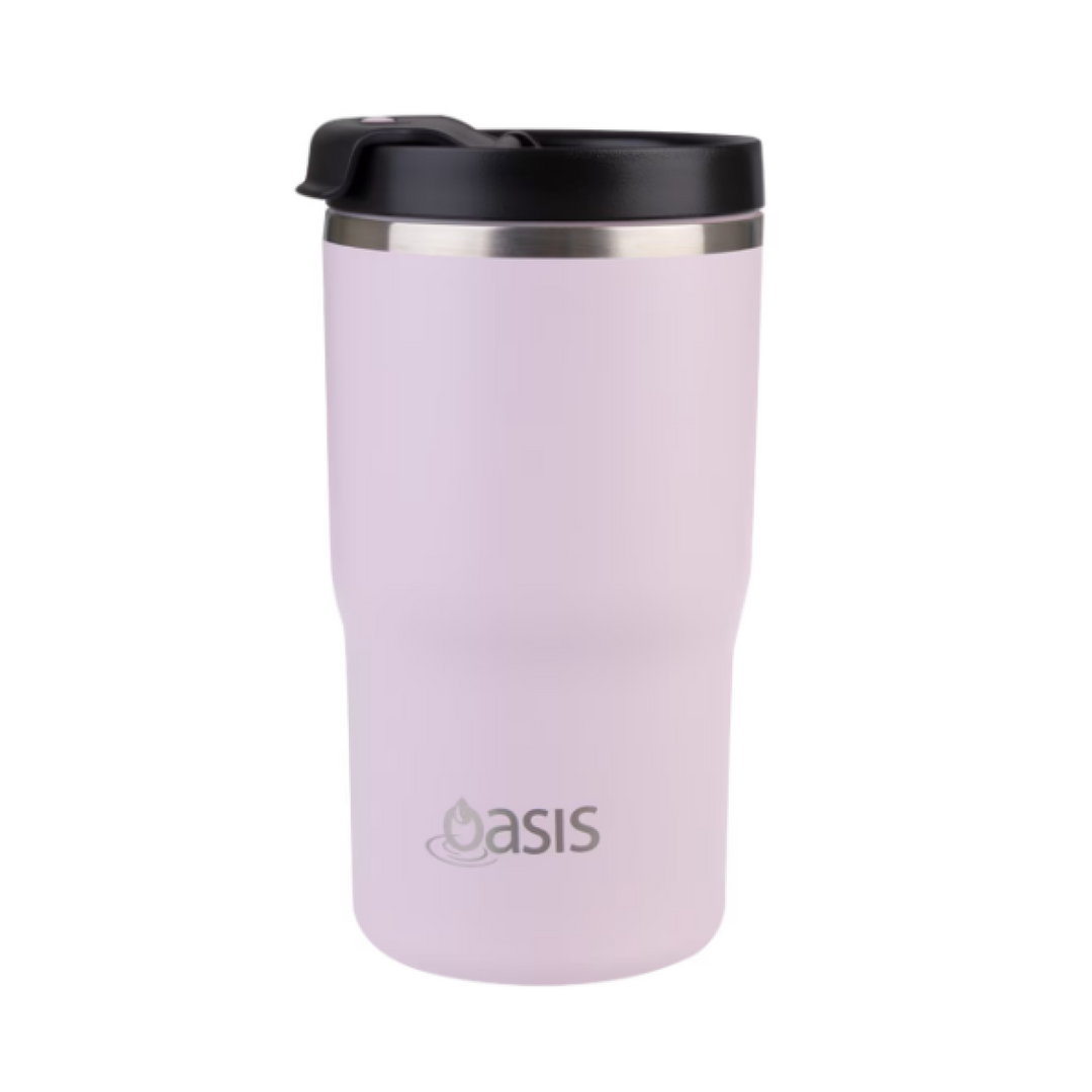 Oasis Ceramic Lined Insulated Travel Mug 480Ml Pink Lemonade