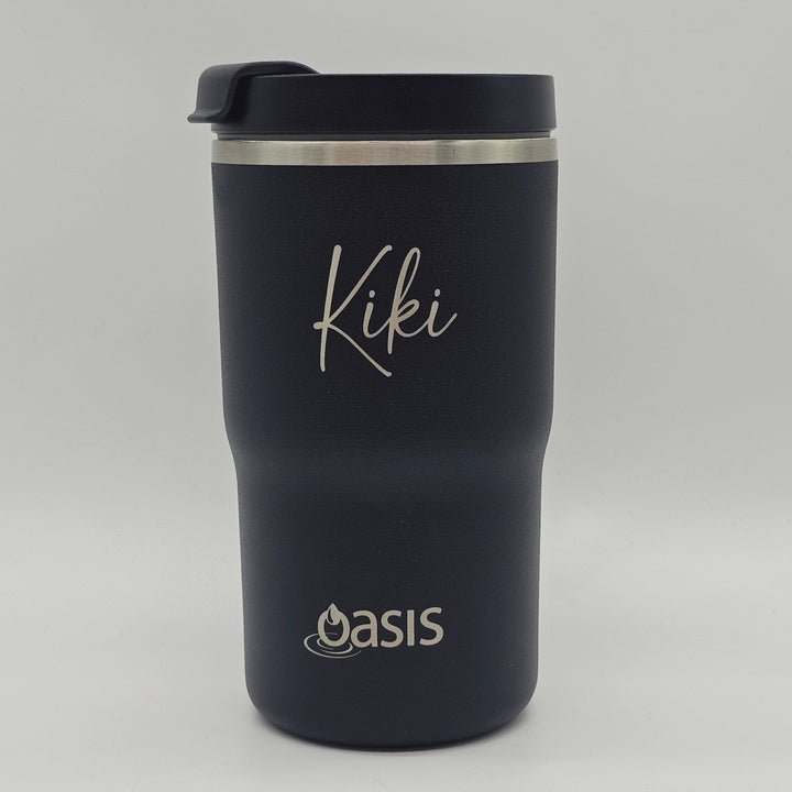 Oasis Ceramic Lined Insulated Travel Mug 480Ml Black