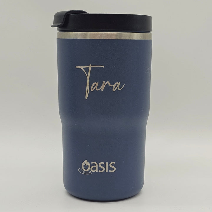 Oasis Ceramic Lined Insulated Travel Mug 480Ml Indigo Navy