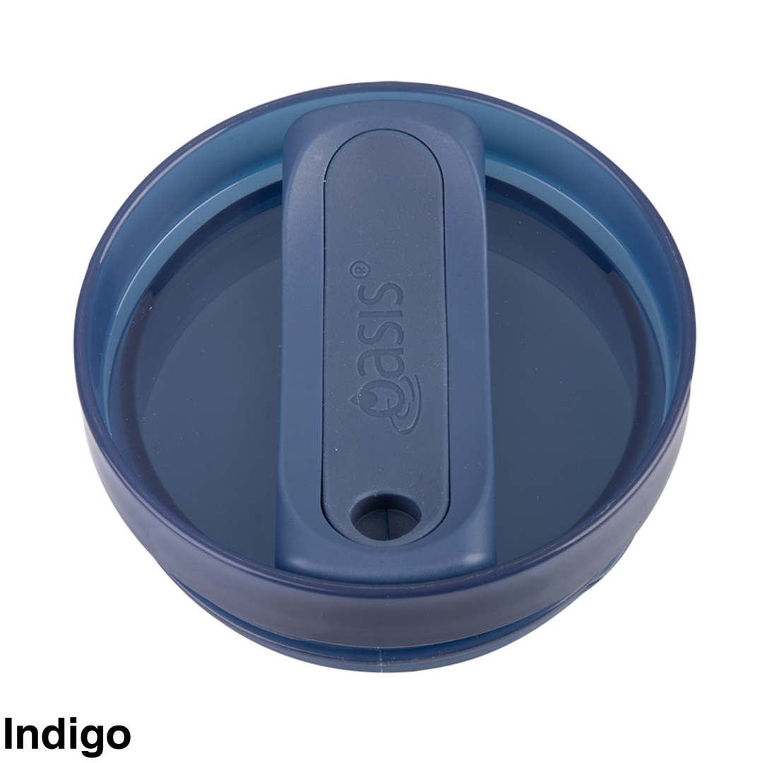 Oasis Commuter REPLACEMENT Lid or Straw Indigo