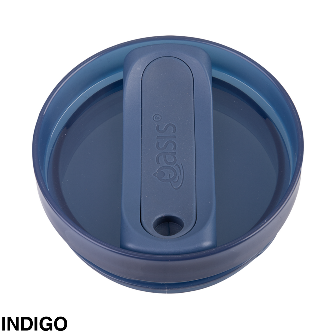 Oasis Commuter REPLACEMENT Lid or Straw Indigo