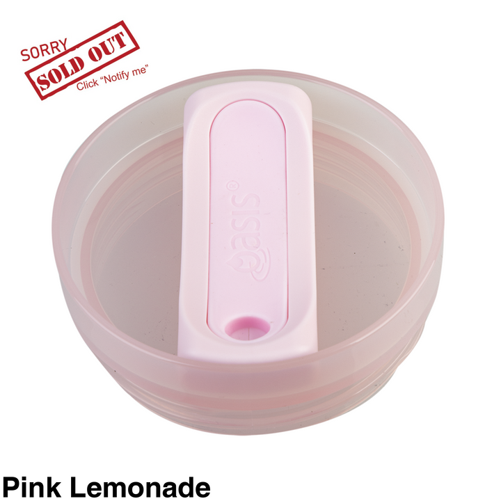 Oasis Commuter REPLACEMENT Lid or Straw Pink Lemonade