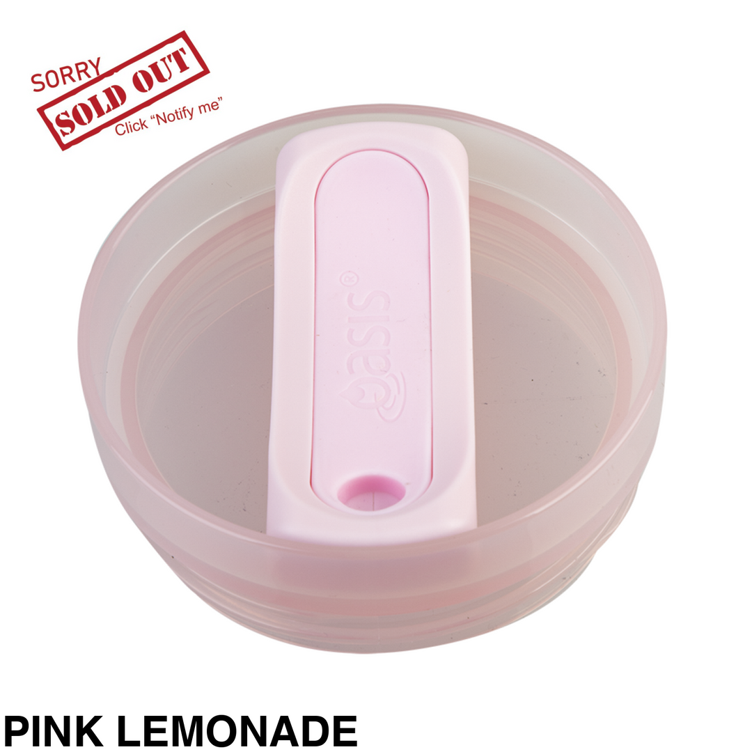 Oasis Commuter REPLACEMENT Lid or Straw Pink Lemonade