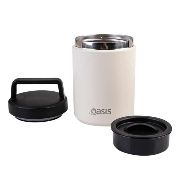 Oasis Double Wall Food Flask W/ Handle 480Ml