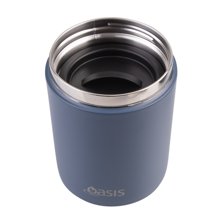 Oasis Double Wall Food Flask W/ Handle 480Ml