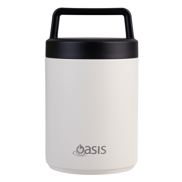 Oasis Double Wall Food Flask W/ Handle 480Ml Alabaster