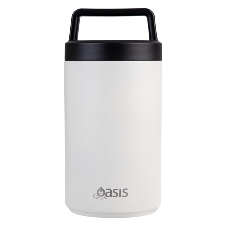 Oasis Double Wall Food Flask W/ Handle 700Ml Alabaster