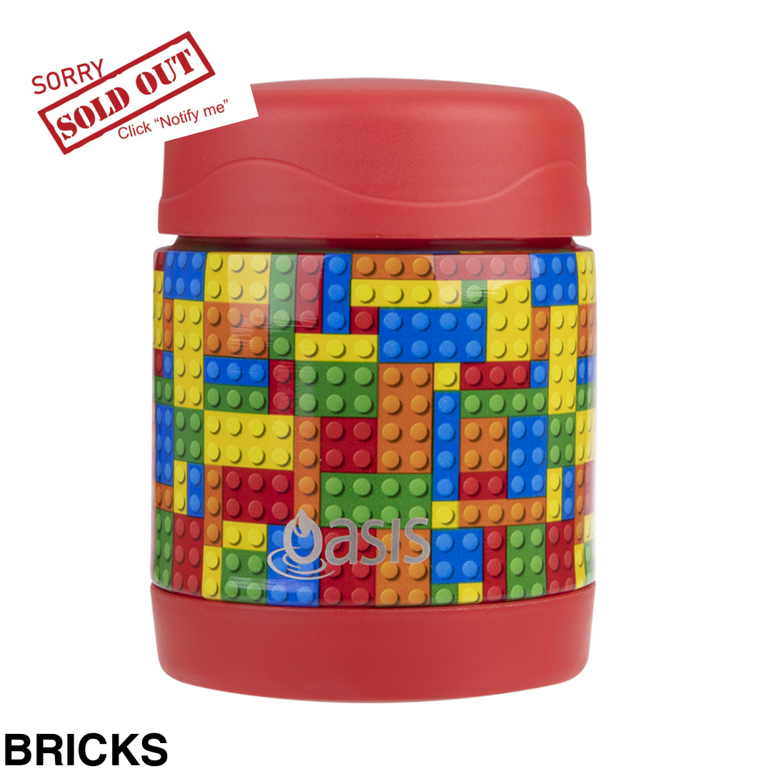 Oasis Food Flask 300Ml Bricks