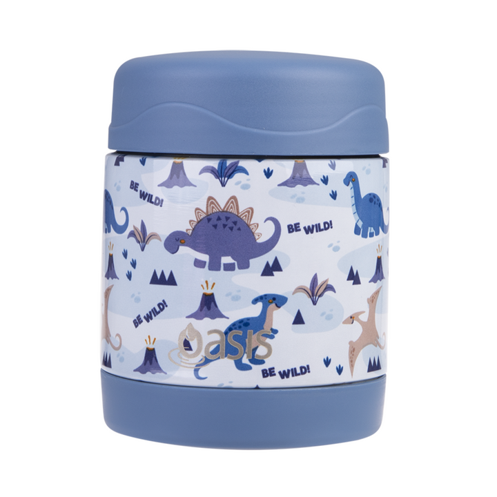 Oasis Food Flask 300Ml Dinosaur Land